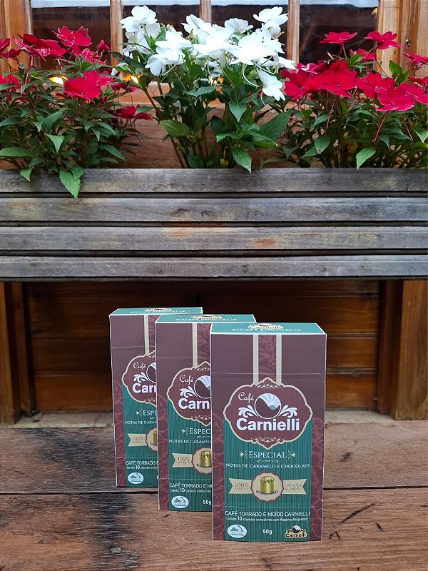 Cápsula Café Carnielli Especial em Aluminio Compatível - Kit 3 un. - (30 cafés)