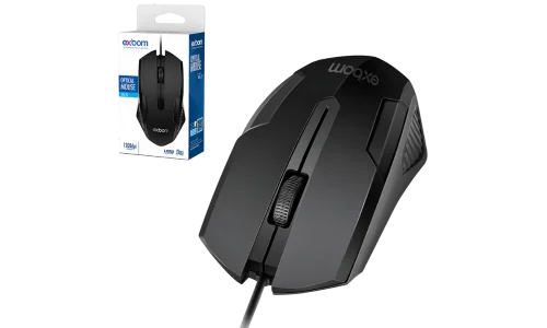 Mouse optico com fio - Exbom