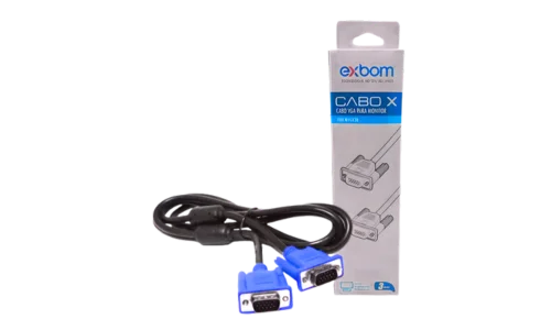 Cabo VGA 3m com Filtro Exbom