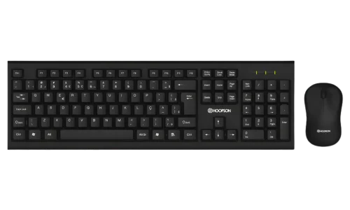 Kit Mouse e Teclado Sem Fio Hoopson TPC-77