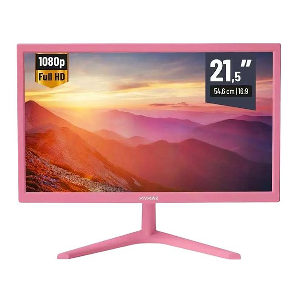 MONITOR 21.5'' FULL HD HDMI VGA 100/240V ROSA MYMAX