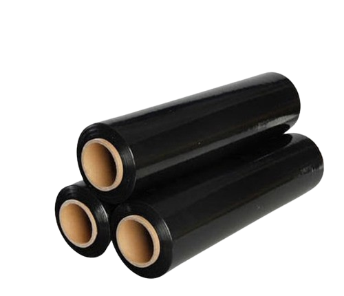 Filme Stretch Preto 3Kg Com Tubete