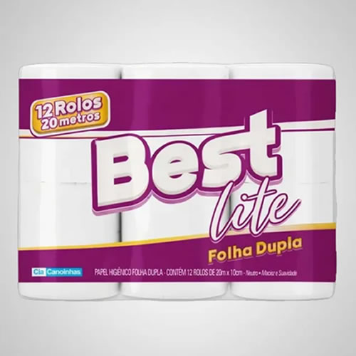 Papel Higiênico Best Lite 12 rolos
