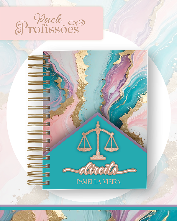 Agenda Direito Profissões 2026 Capa Dura