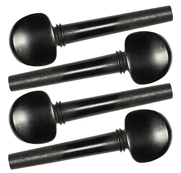Kit c/ 4 Cravelhas Ébano para Violino 4/4