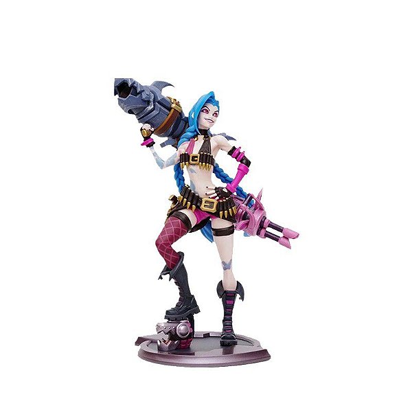 Estátua Arcane Jinx League Of Legends