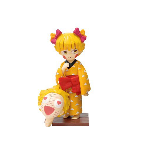 Estátua Zenitsu Agatsuma Versão Girl Demon Slayer