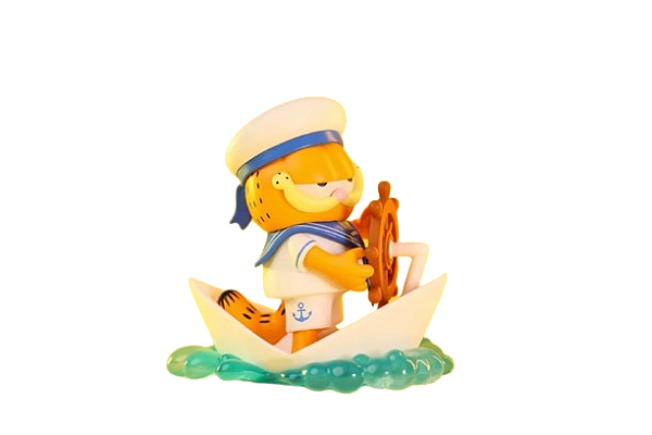 Figure Garfield Paper Boat Sailor - Pop Mart Original
