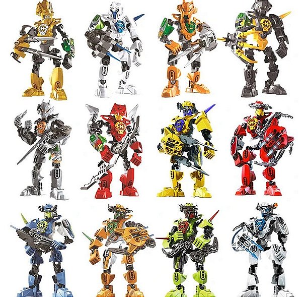 Pack Blocos de Construção Hero Soldiers 18Cm