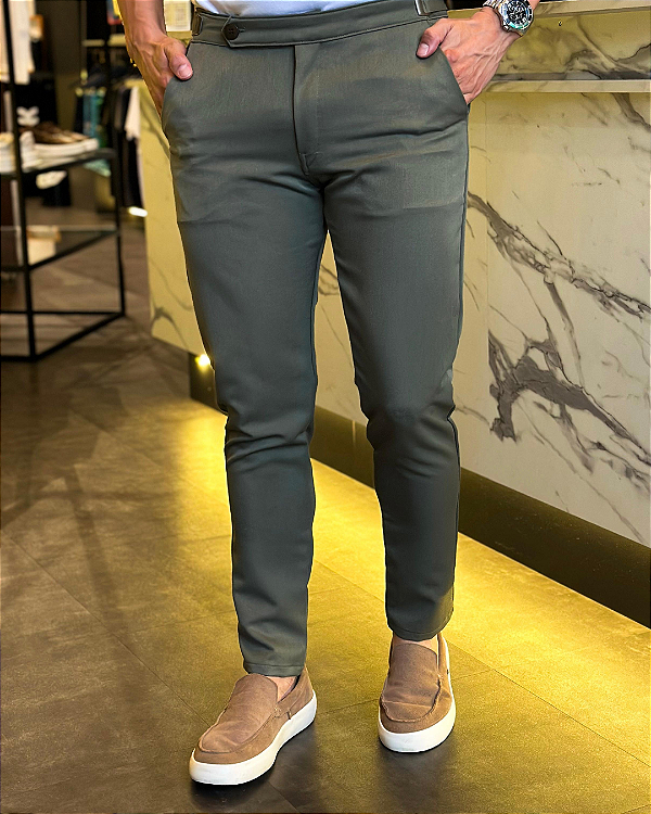 CALÇA PRÍNCIPE DE GALES VERDE