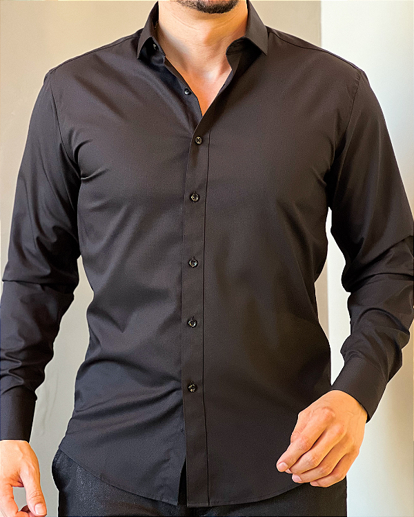 CAMISA SOCIAL FERG PRETO