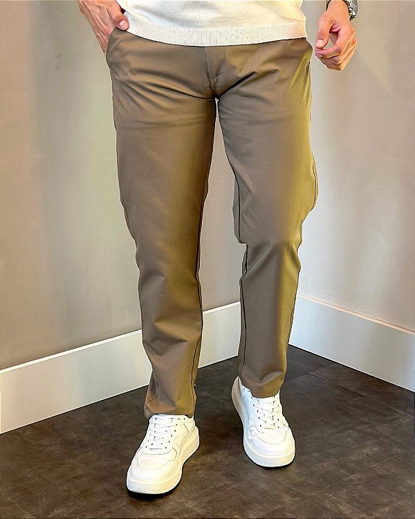 CALÇA MÔNACO CAQUI