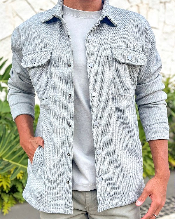 OVERSHIRT GUINDO CINZA