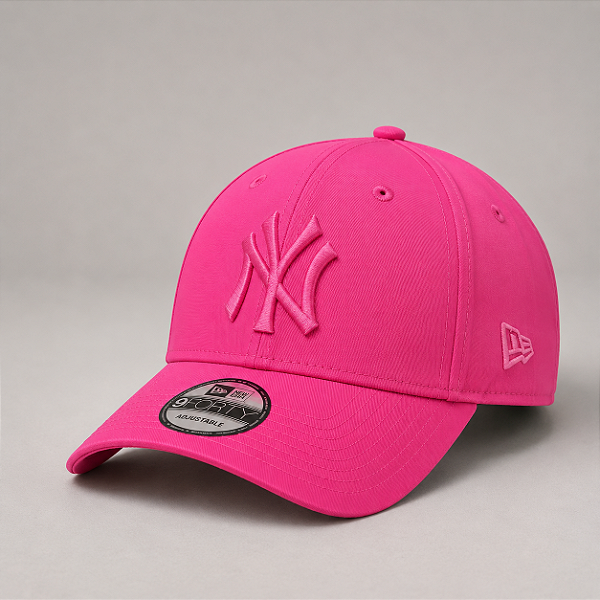Boné Unissex Ajustável com Fivela Rosa | Logo Rosa