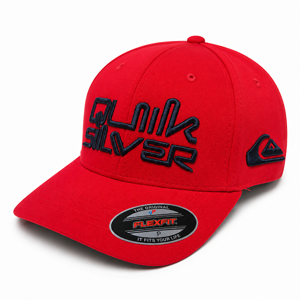 Boné Quiksilver Flexfit Bordado Logo Frontal Unissex