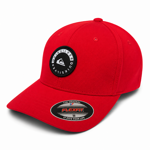 Boné Quiksilver Flexfit Patch Removível em Velcro Unissex
