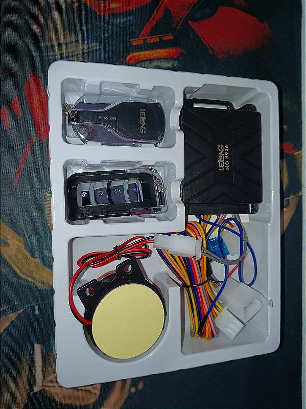 Kit de alarme antifurto universal para motocicletas