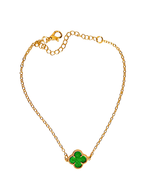 Pulseira Choker Trevo 4 Folhas Van Cleefs Folheado