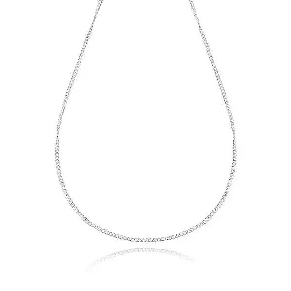 Corrente Masculina 2mm 60cm Folheado a Prata 1000