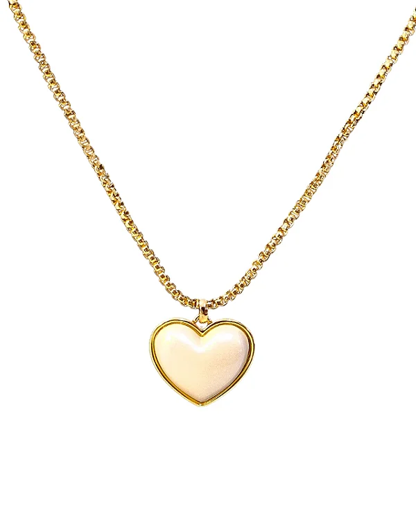 Colar Coração banhado a Ouro 18K