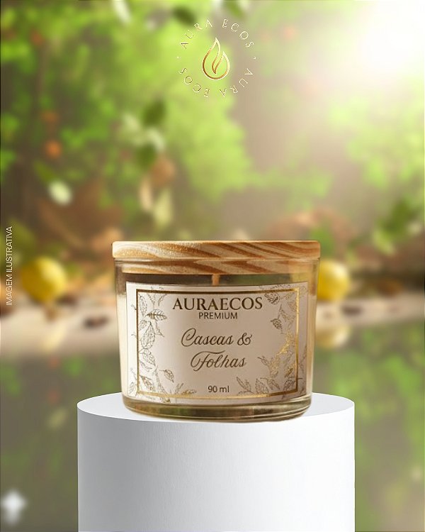 Vela Aromática Bergamota da Calábria - Auraecos