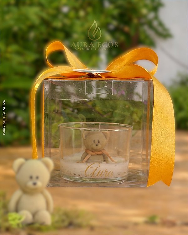 Lembrancinha Ursinho Vela no Copo