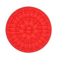 Comedouro Interativo de Silicone - Vermelho