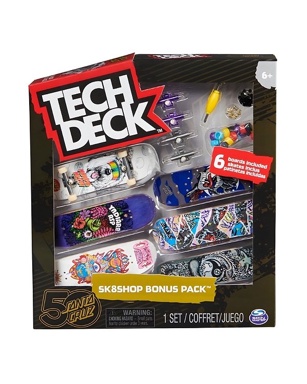 KIT Fingerboard Tech Deck - SANTA CRUZ