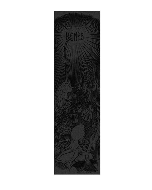 Lixa Importada BONES WHEELS Dark Waters Grip Tape Sheet 9 x 33 Black