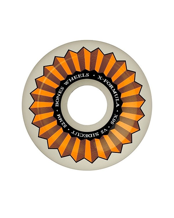 RODAS BONES WHEELS X-Formula Skateboard Wheels XF 52mm V5 Sidecut 95A 4pk
