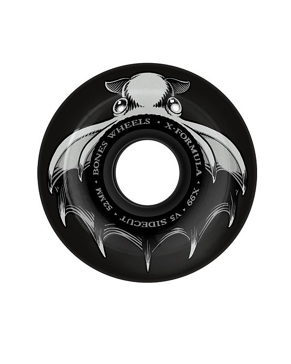 RODAS BONES original WHEELS X-Formula Dark Waters 52mm V5 Sidecut 99A Blk 4PK