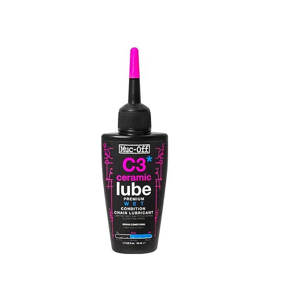 Óleo Lubrificante Bike Wet Ceramic Lube Bicicleta Úmido 50ml