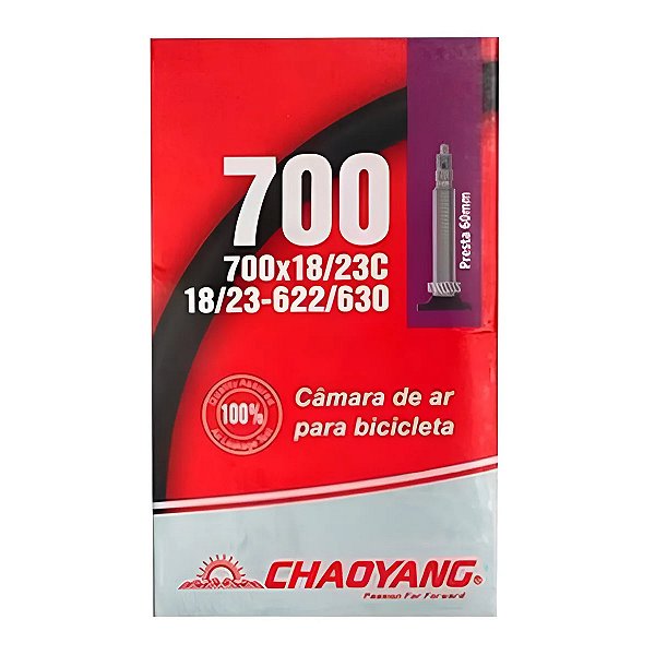 Câmara De Ar Chaoyang Speed Aro 700 X 18 / 23 Presta 60mm