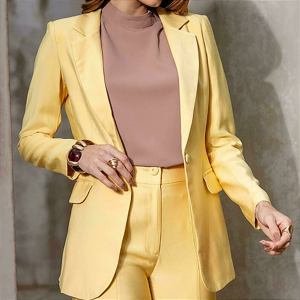 Blazer alfaiataria alongado