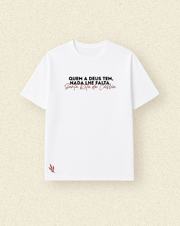 Camisa Santa Rita de Cássia