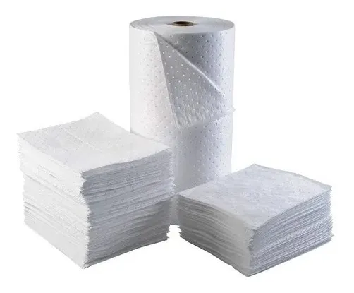 Manta Absorvente Para Oleo 40cmx50cmx2mm C/100und