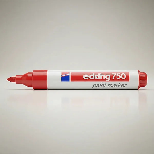 Edding 750 Marcador Permanente Base Solvente Alta Temperatur