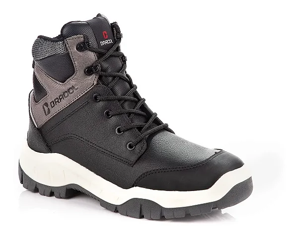 Botina De Segurança Bota Bracol Modelo Maag Cor Preto Nobuck