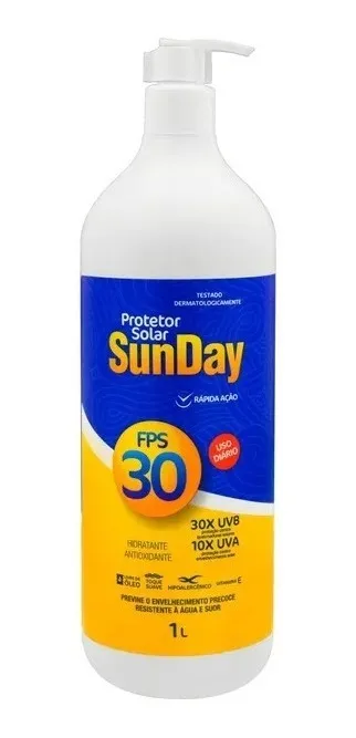 Protetor Solar Sunday Fps-30 1 Litro