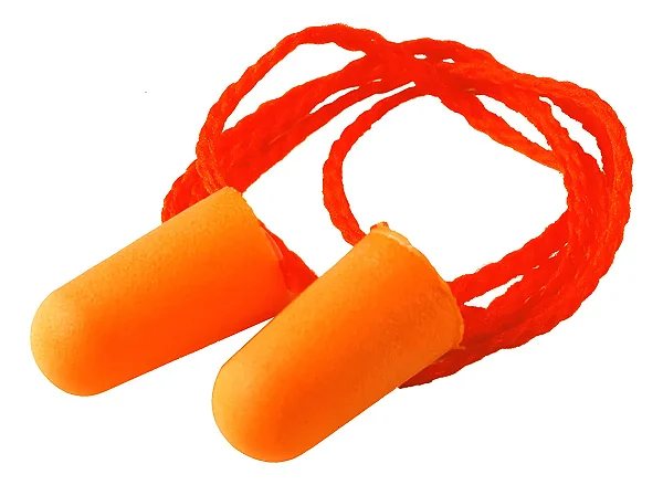 Protetor Auricular Espuma 1110 Com Cordão 3m - 10 Pares