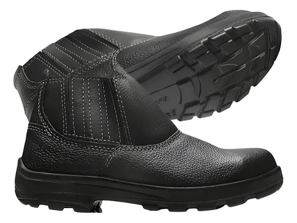 Botina de Segurança Bracol Couro Relax Bico Composite Bidensidade CA 42165