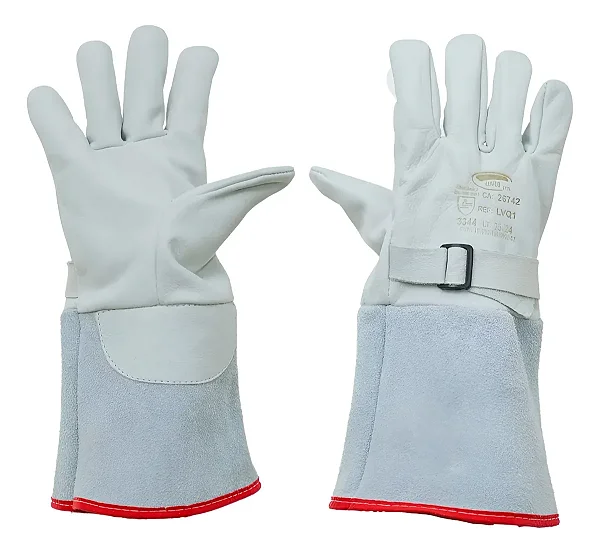 Luva De Cobertura em vaqueta e raspa Luveq CA 26742