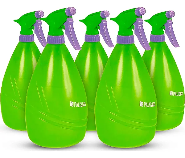 Kit Pulverizador Manual 1,25 Litros Borrifador 05 Unidades