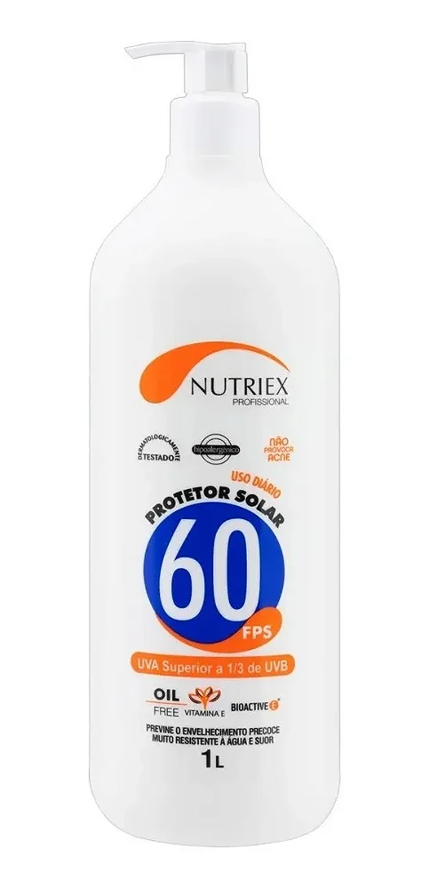 Protetor Solar Nutriex Profissional Fps60 Bloqueador 1 Litro