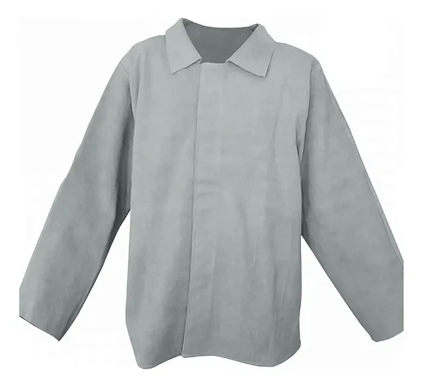 Blusão De Raspa Com Velcro Manga Longa Luveq