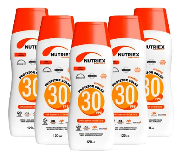 Kit 5x Protetor Solar Fps 30 Nutriex
