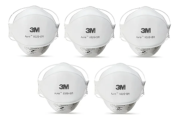 Mascara Aura 9320 3m Kit Com 5 Unidades