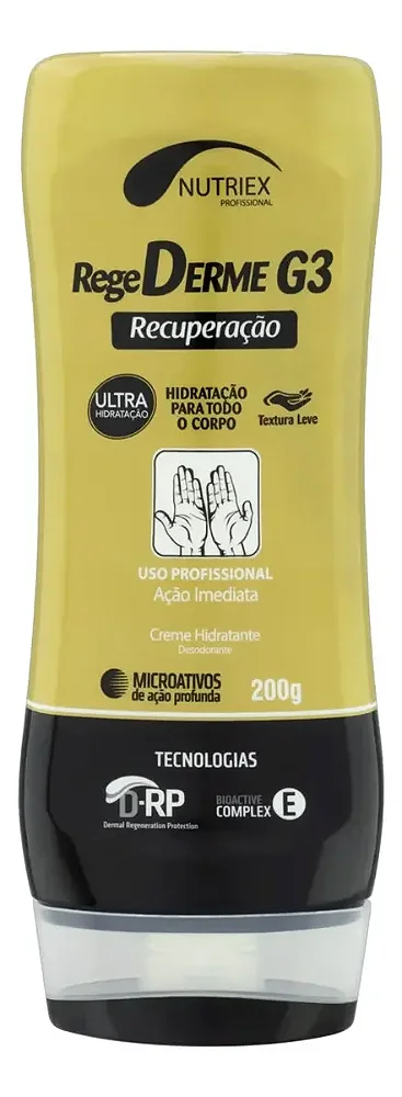 Regederme Creme Desodorante Hidratante Nutriex Profissional G3 Frasco 200g