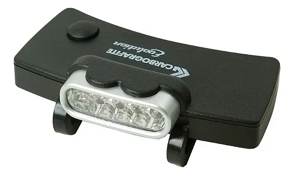 Lanterna Led Para Capacete Sem Bateria 3v Evolution Carbografite Cr2032 Evolution Lanterna Preto Luz Branco