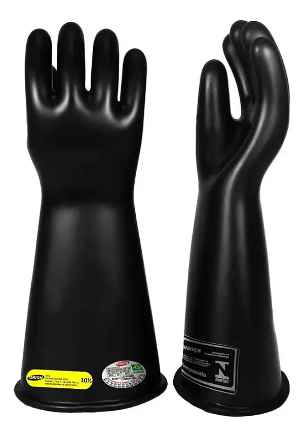 Luva Isolante Alta Tensão Classe 2 =20kv 17.000v Eletricista